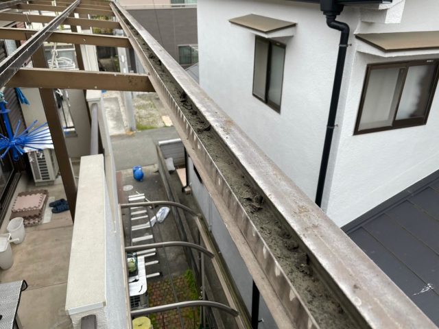 姫路市の屋根の張り替え工事の様子